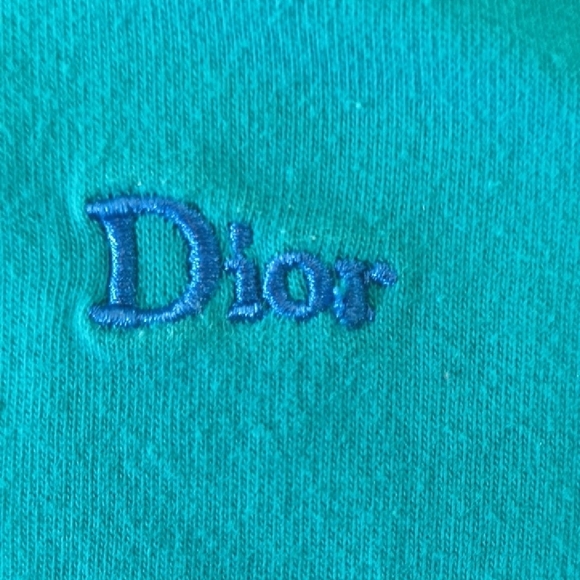 Christian Dior Vintage Polo Shirt Aqua - Picture 5 of 5